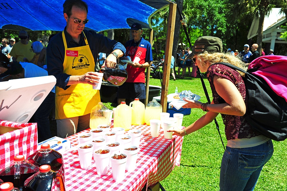 Coast Guardsmen attend Camden County Coast Guard community celebration
