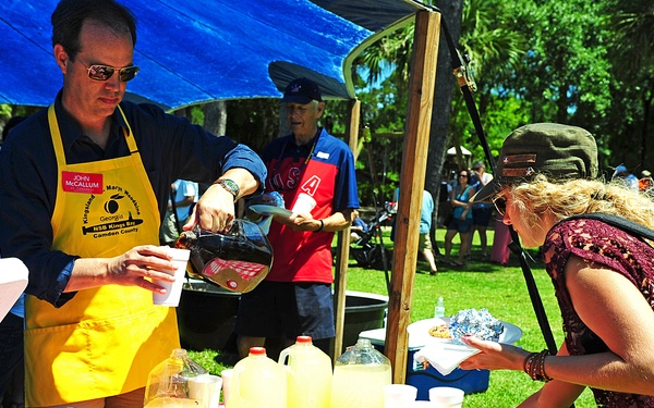 Coast Guardsmen attend Camden County Coast Guard community celebration