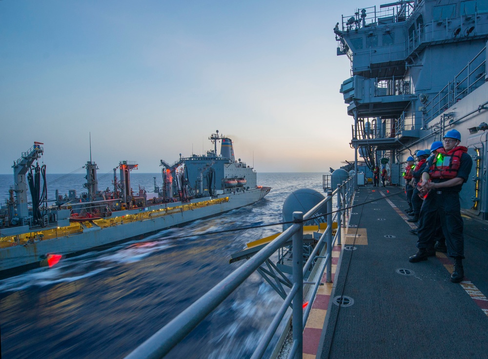 USS Bataan replenishment