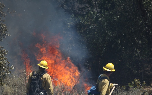 Camp Pendleton Fire Department saves First Sergeant's Hill