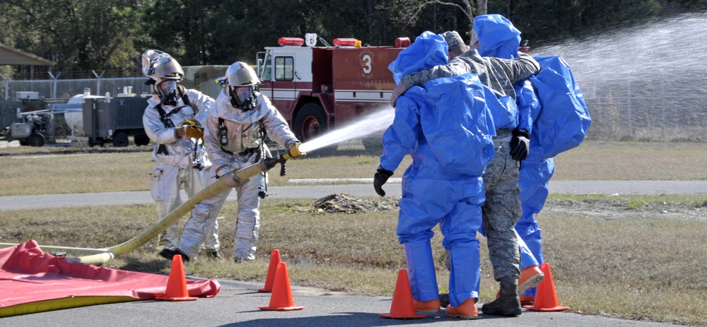 125FW Fire Department - Sim. Noxious Gas Leak