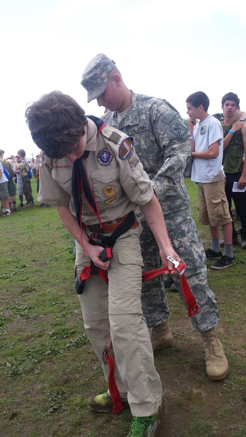 New Jersey National Guard supports 2014 BSA Camporee