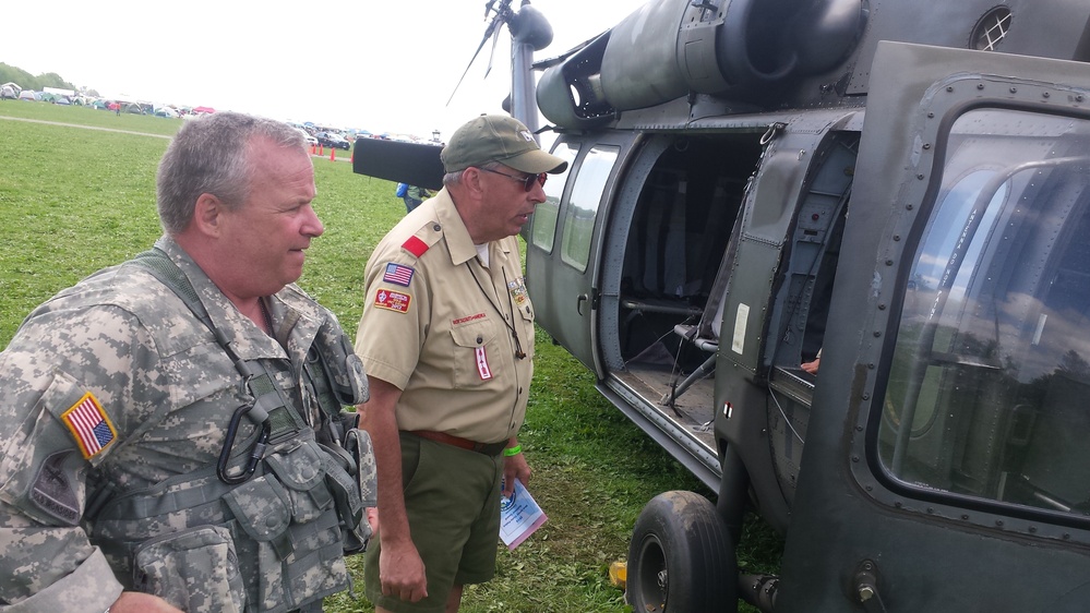 New Jersey National Guard supports 2014 BSA Camporee