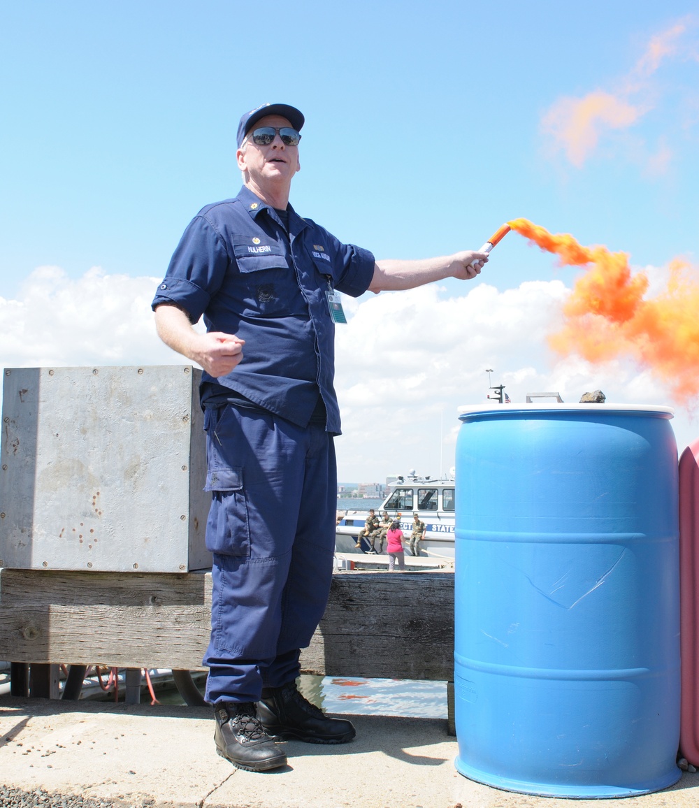 Flare Demonstration at Sector Long Island Sound Open House