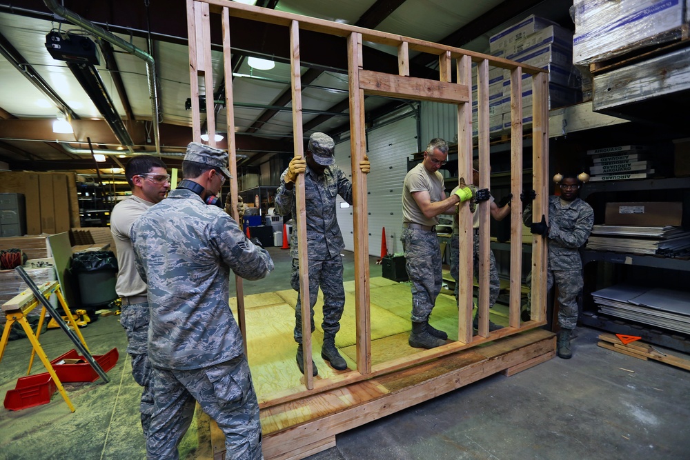 CEs build a shed