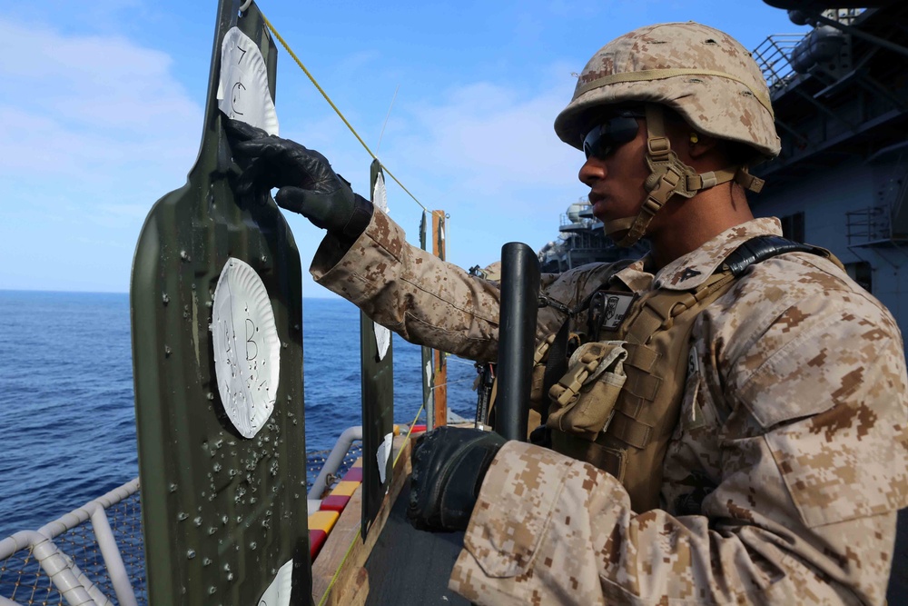 Modified shoot aboard the USS Makin Island