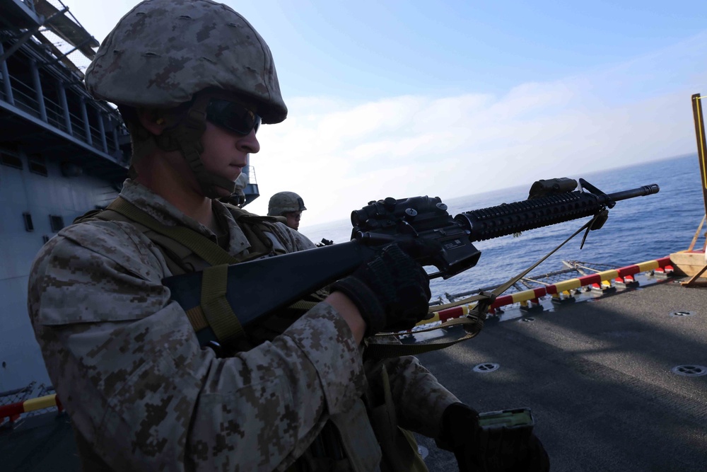 Modified shoot aboard the USS Makin Island