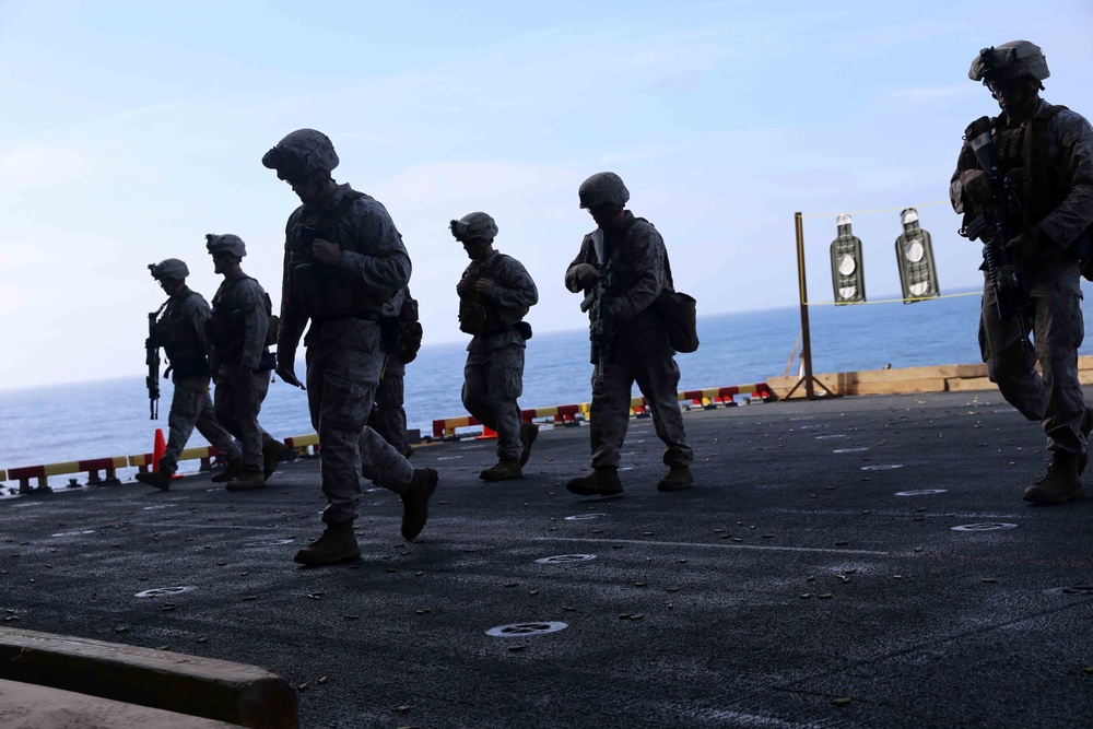 Modified shoot aboard the USS Makin Island