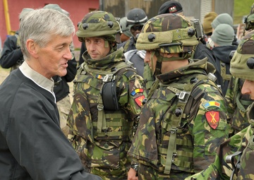 Secretary of the US Army John M. McHugh visits Combined Resolve II