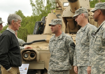 Secretary of the US Army John M. McHugh visits Combined Resolve II