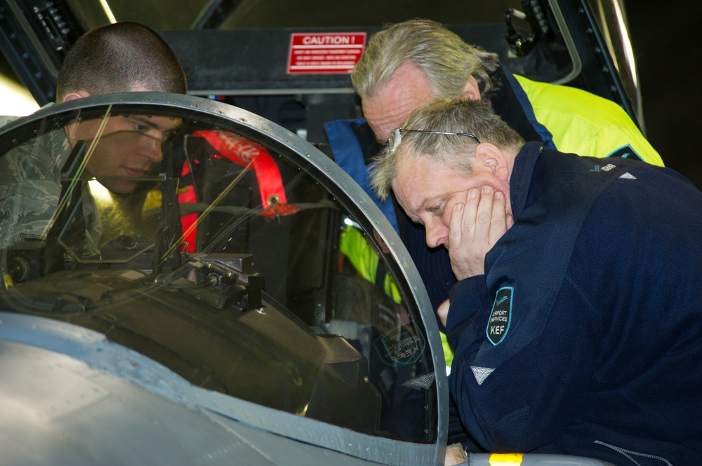 Emergency responders train during Icelandic Air Policing