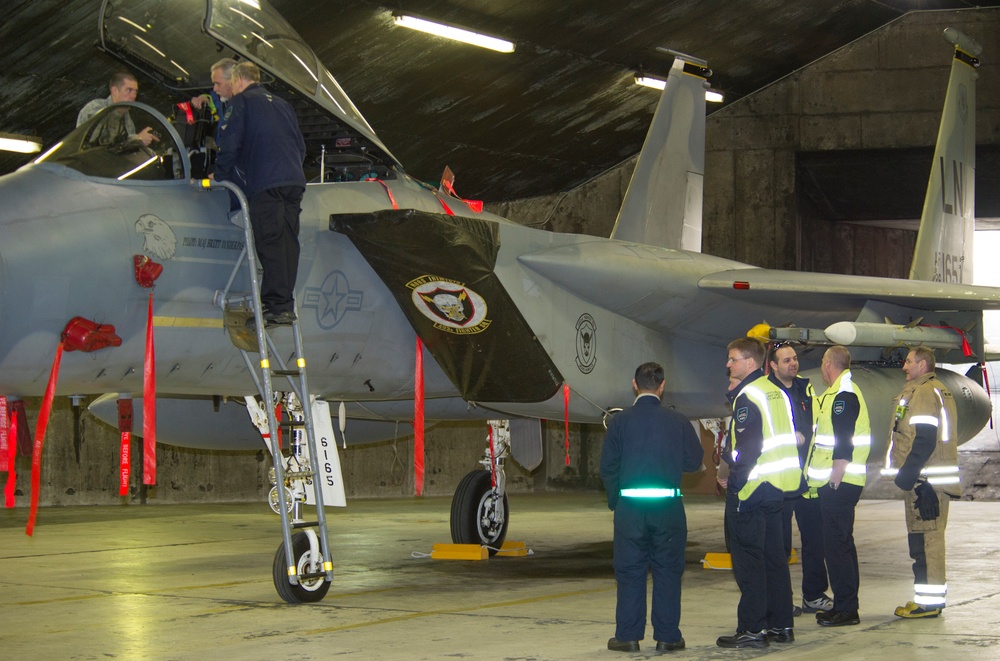 Emergency responders train during Icelandic Air Policing