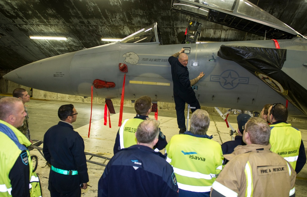 Emergency responders train during Icelandic Air Policing