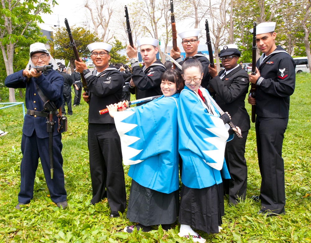 Shiloh Sailors strengthen friendships in Hakodate anniversary parade