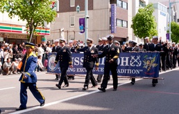 Shiloh Sailors strengthen friendships in Hakodate anniversary parade