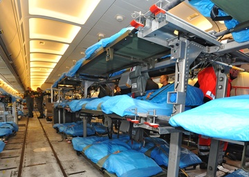 Static display provides StratAirMedEvac training to component personnel