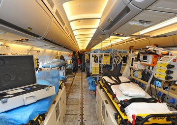 Static display provides StratAirMedEvac training to component personnel