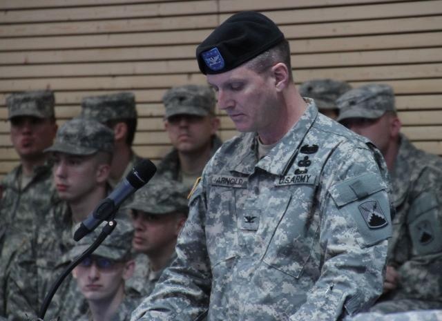 44th Expeditionary Signal Battalion Cases Colors, Prepares to Deploy