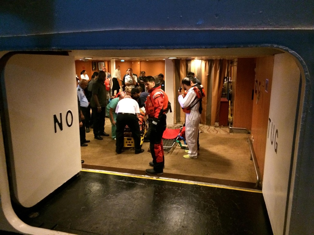 Coast Guard medevacs ill cruise ship passenger