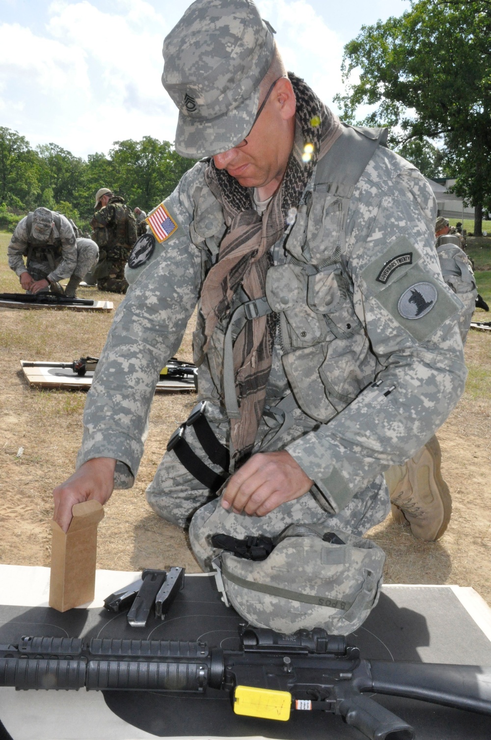 Delaware National Guard marksman compete in the Winston P. Wilson Championship matches