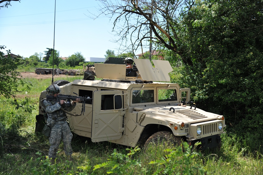 Company A, 173rd Brigade Support Battalion, 173rd Airborne Brigade  platoon level Training