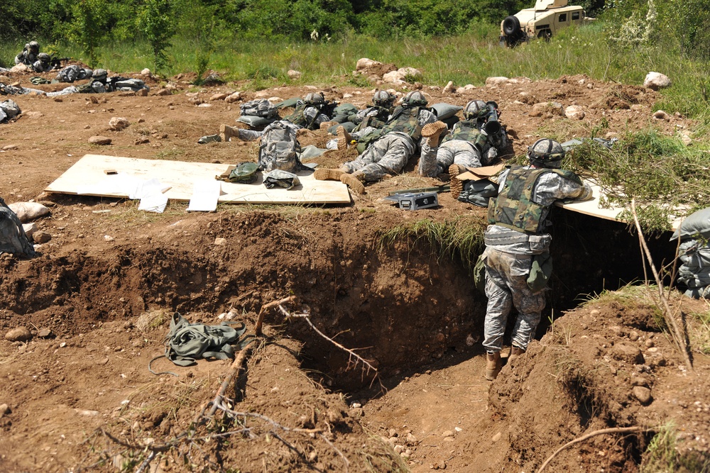 Company A, 173rd Brigade Support Battalion, 173rd Airborne Brigade platoon level training