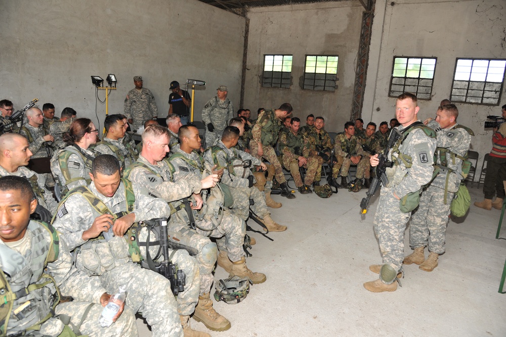 Company A, 173rd Brigade Support Battalion, 173rd Airborne Brigade platoon level Training