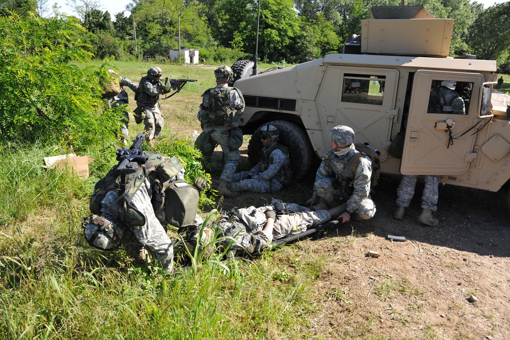 Company A, 173rd Brigade Support Battalion, 173rd Airborne Brigade  platoon level Training