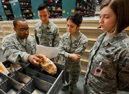 Making first impressions; LRS trains new Airmen