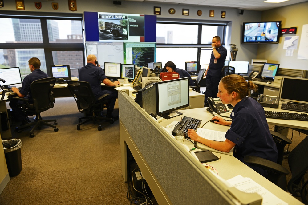 Coast Guard command center works large-scale, international search and rescue case