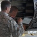 Inspection of an F-16 Thunderbird aircraft