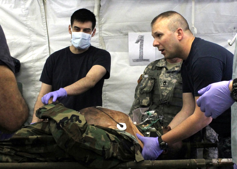 Navy medicine in the field