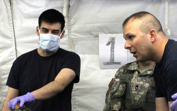 Navy medicine in the field