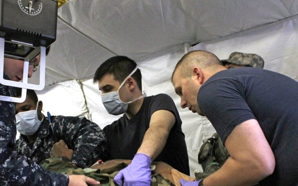 Navy medicine in the field