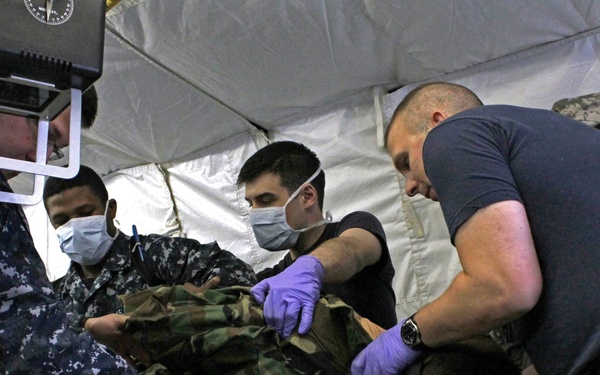 Navy medicine in the field