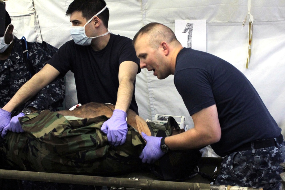 Navy medicine in the field