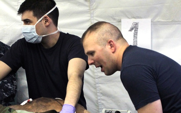Navy medicine in the field