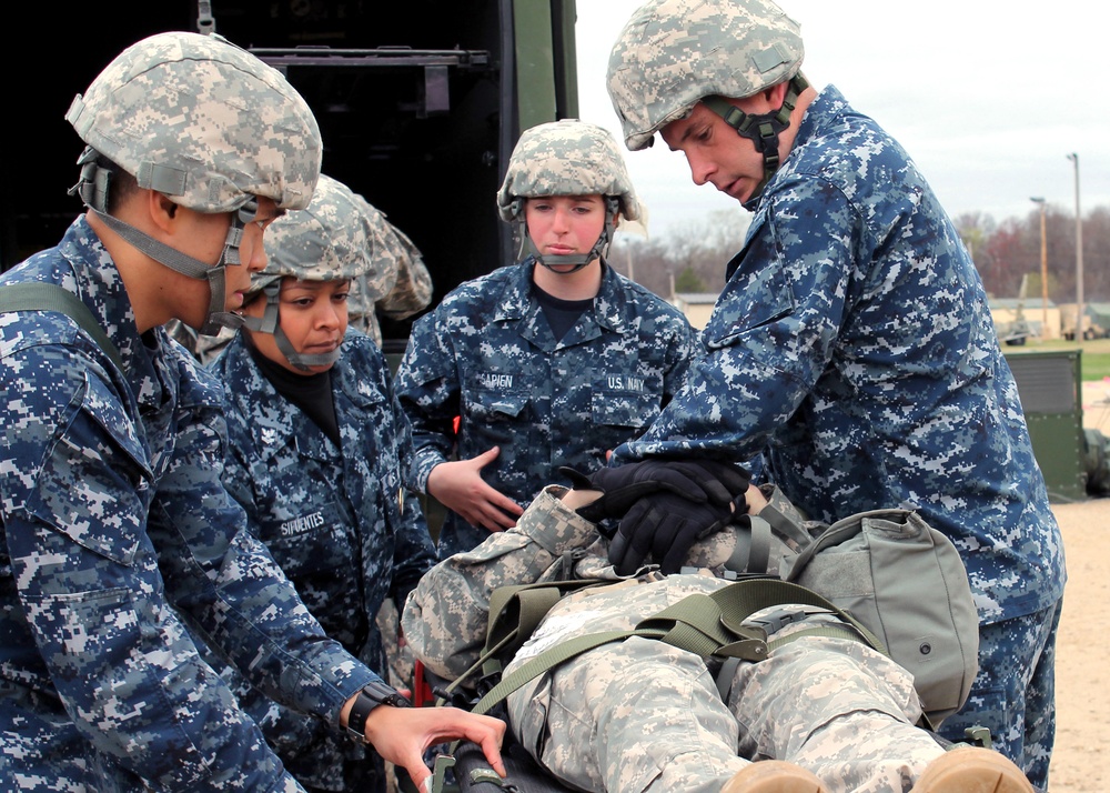 Navy medicine in the field