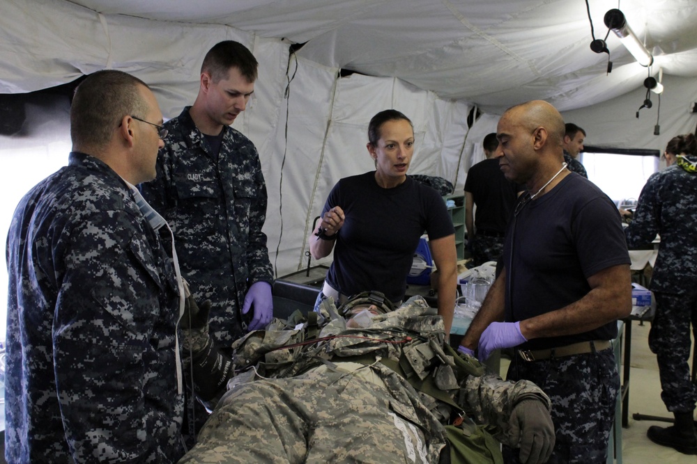 Navy medicine in the field