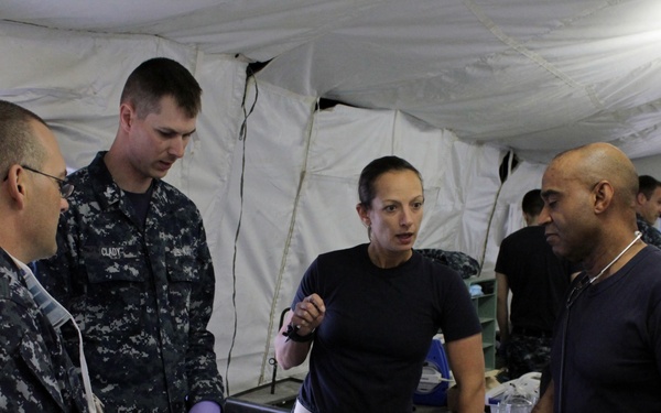 Navy medicine in the field