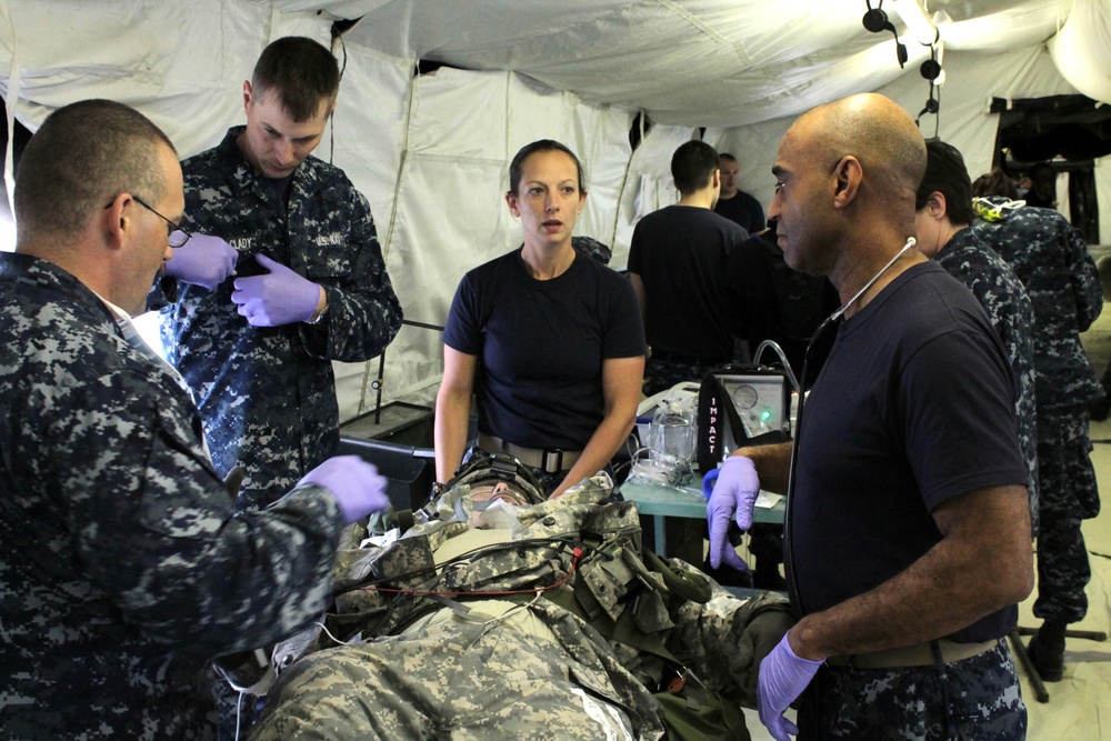 Navy medicine in the field