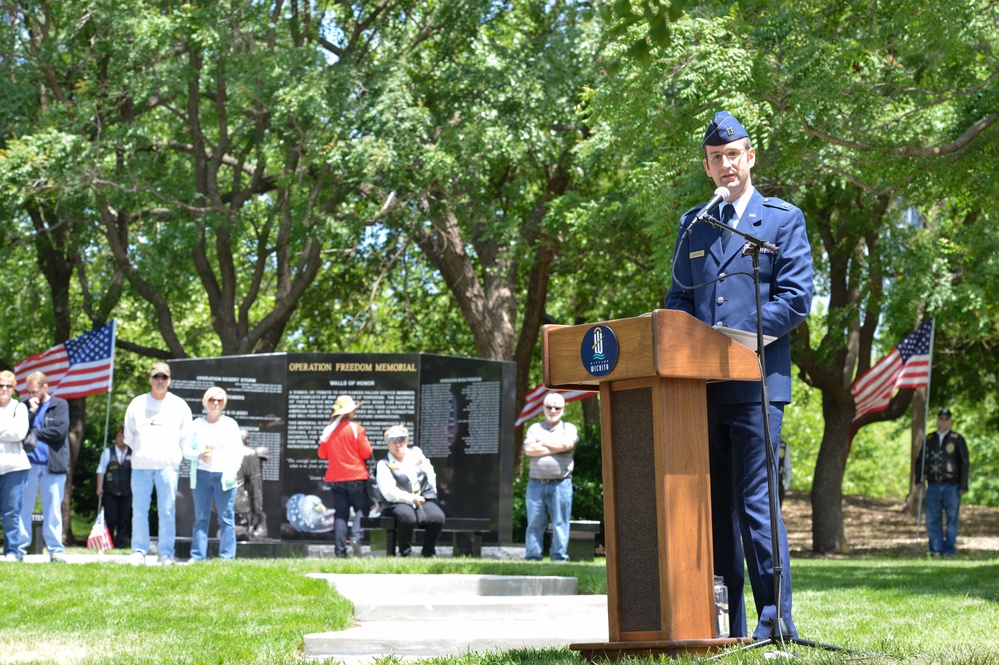McConnell Airmen assist in Operation Freedom Memorial
