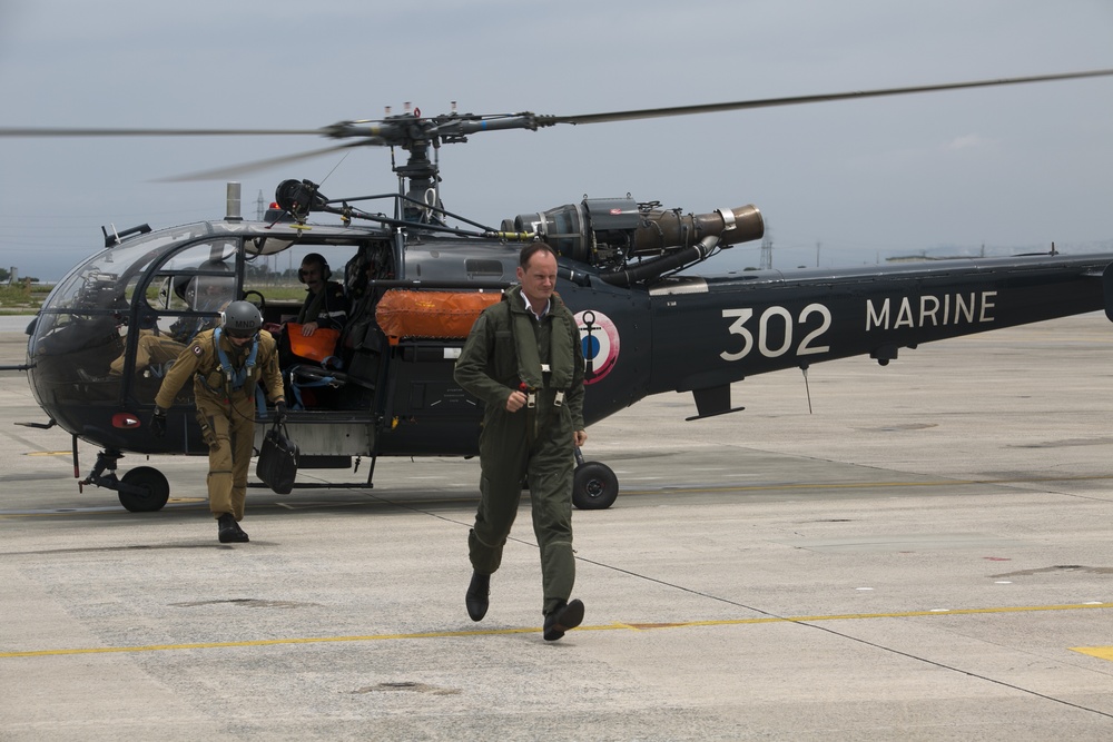 French defense attaché lands at MCAS Futenma