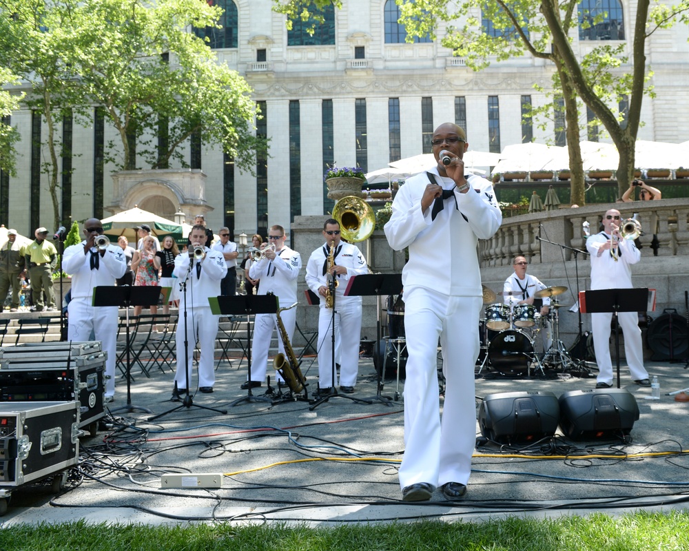 Navy bands kick off 2014 Fleet Week New York festivities