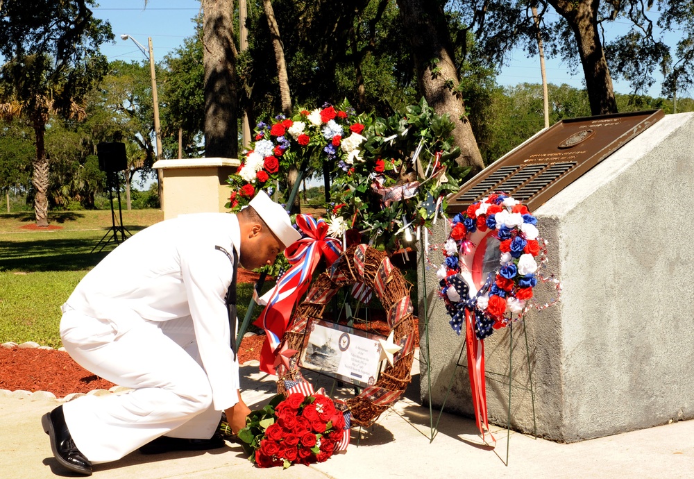 Remembrance ceremony at the Naval Station Mayport