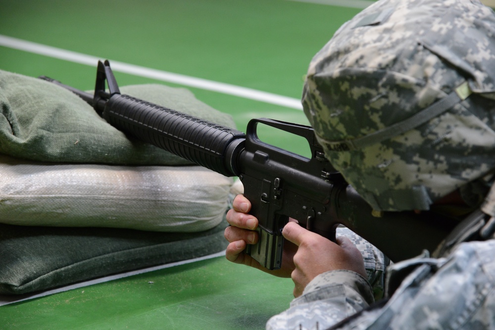 US Army Garrison Benelux on  M16-A2 rifle weapon qualification