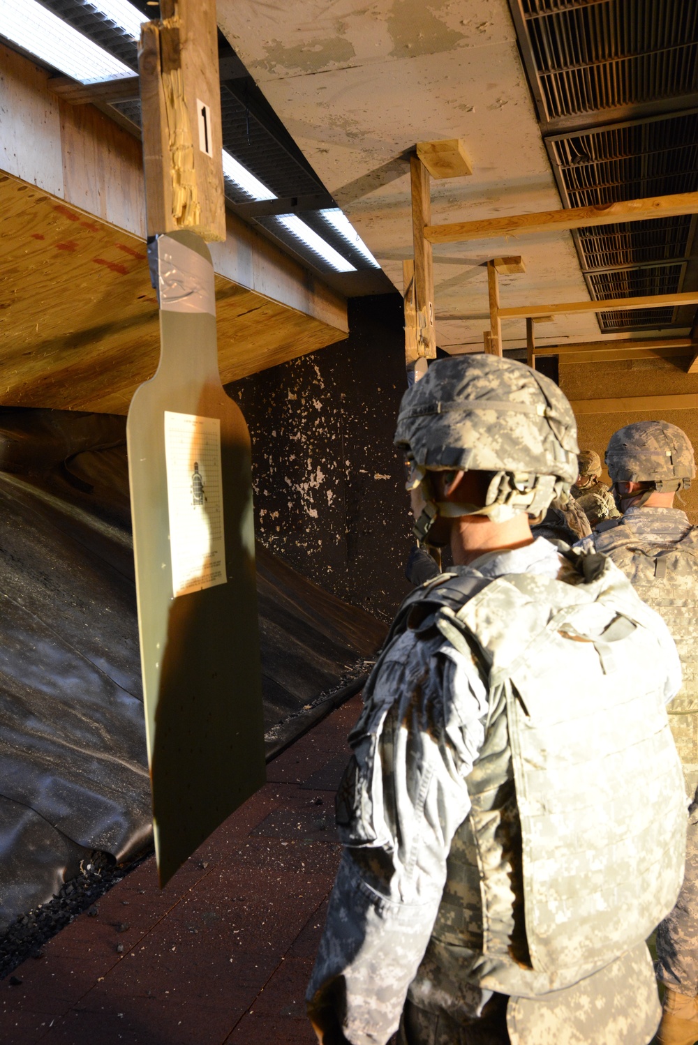 US Army Garrison Benelux on  M16-A2 rifle weapon qualification