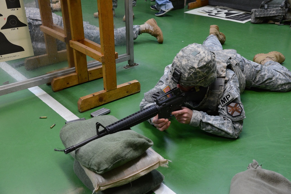 US Army Garrison Benelux on  M16-A2 rifle weapon qualification