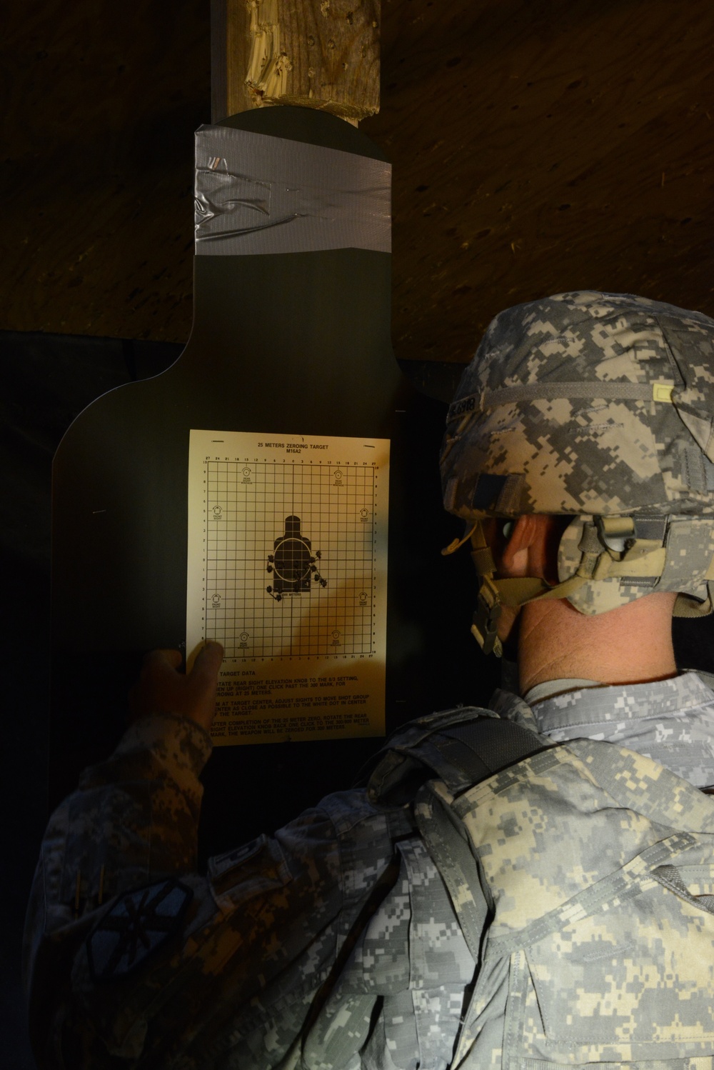 US Army Garrison Benelux on  M16-A2 rifle weapon qualification
