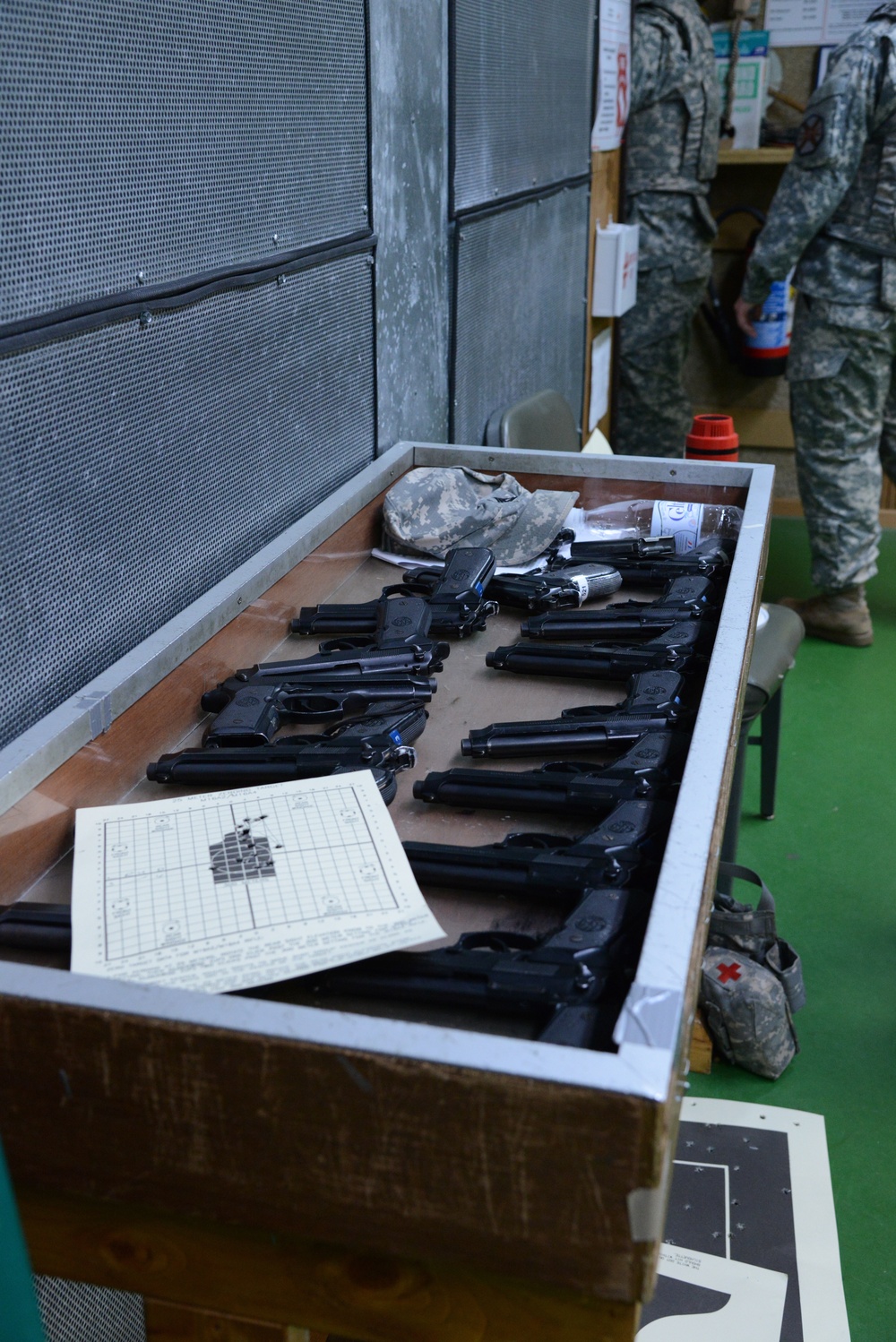 US Army Garrison Benelux on  M16-A2 rifle weapon qualification